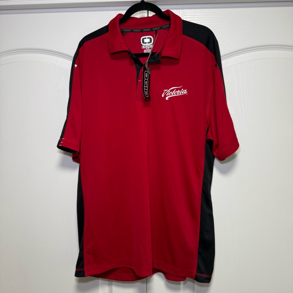 Mens Ogio polo with Victoria Beer logo Size XL